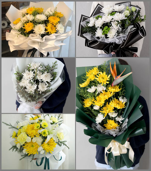 广东肇庆市德庆县马圩镇东升村白事花束代送